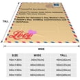 thumbnail image 4 of Dark Gray Throw Blanket 40x60 inch, Custom Funny Personalized Warm Flannel Blankets with Photos Text for Birthday Valentine Mother's Day Father's Day Customized Blanket Gift for Adult Child Blankets, 4 of 5