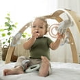 Ingenuity Cozy Spot Reversible Baby Activity Gym & Tummy Time Play Mat