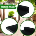 thumbnail image 6 of deevoka 4 Pieces Wood Wall Shelf Rustic Home Decoration for Office Farmhouse Balcony Black, 6 of 9