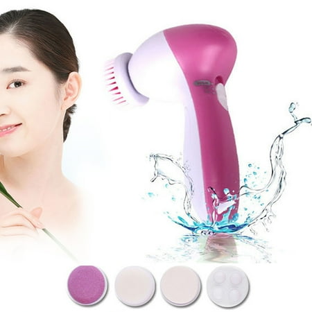 Instrument Washing - Holiday Clearance Five In One Wash Instrument Facial Intense Cleaning, Facial Massage Soft Brush With 360 Degree Rotation Head