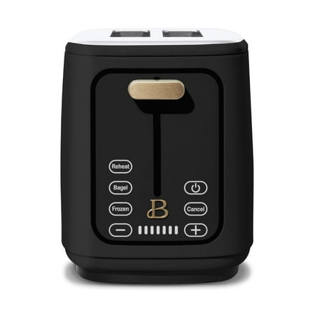 

Nekina 2 Slice Touchscreen Toaster Black Sesame by Drew Barrymore