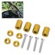 thumbnail image 2 of Car Aluminum Alloy Engine Hood Ventilation Spacer Riser Fit for 6mm Motor(Purple), 2 of 3
