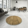 thumbnail image 3 of Ahgly Company Indoor Square Patterned Light Brown Area Rugs, 4' Square, 3 of 6