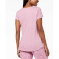 thumbnail image 2 of Charter Club Graphic Pajama Top (Purple, L), 2 of 2