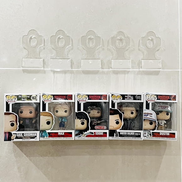 YODAR 10 Pack Acrylic Floating Shelves for Funko Pop in-The-Box Figures, Display Case for Boxed Characters, Wall Mounted Shelf with Mounting Kit, Perfect for Decoration & Storage