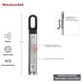 thumbnail image 4 of KitchenAid Curved Stainless Steel Paddle Candy and Deep Fry Thermometer, Black, KQ907, 4 of 10