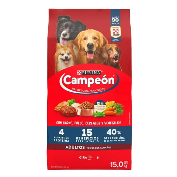 Alimento para Perro Campeón 15 Kg