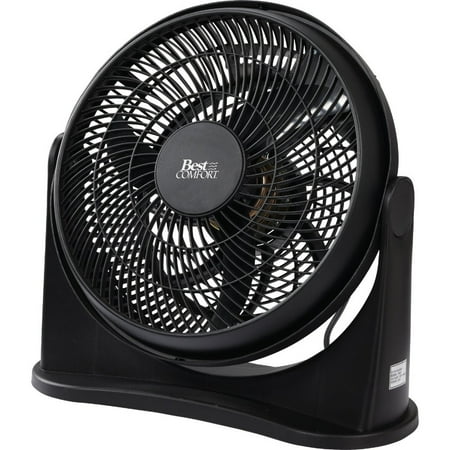 

Best Comfort 12 In. 3-Speed Black Floor Fan 15650 15650 500643
