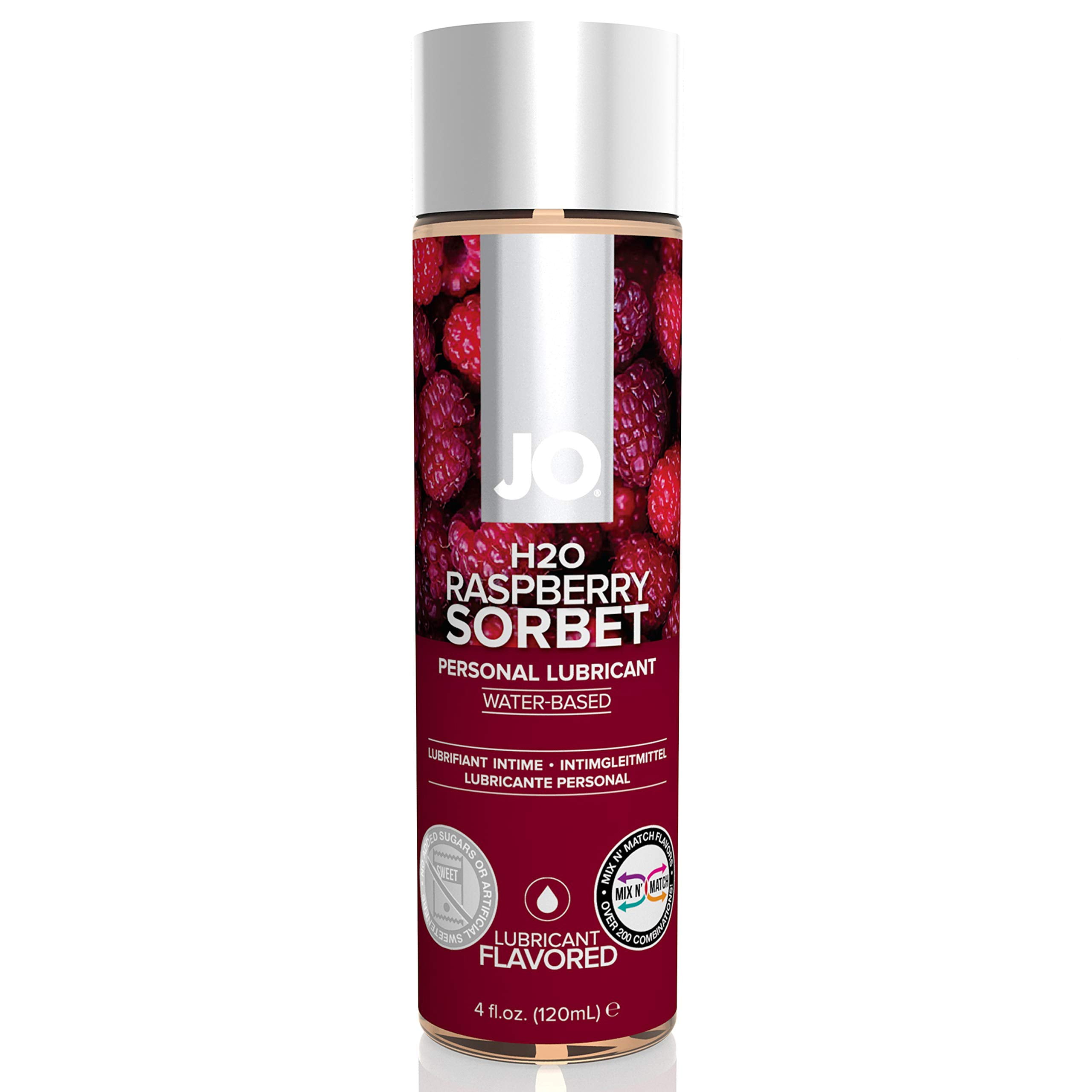Jo H2o Raspberry Sorbet 4 Oz Oz Flavored Lube Walmartcom