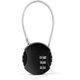 thumbnail image 2 of Candado con cerradura numérica, candado para equipaje, combinación de aleación de zinc, candado con cordón de seguridad, combinación de 3 dígitos, Multi, 3 piezas, 2 of 5