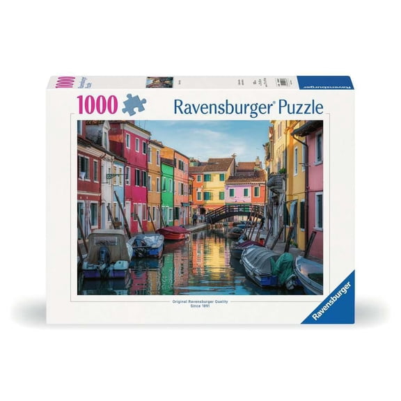 Rompecabezas Ravensburger Burano, Italia 1000 piezas