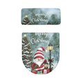 thumbnail image 2 of HELLHERO Toilet Seat Cover 2 Piece Set Stylish Gifts Christmas Gifts for Bathroom, Fits All Toilet Shapes, Merry Chrismas, 2 of 8