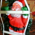 thumbnail image 2 of Fathom Christmas Hanging Decoration Santa Claus Climb Ladder Hanging Decoration Festival Party Supplies, 2 of 9
