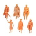 thumbnail image 2 of 10x figuras de arte de estilo de viaje simulado 1/64 decoración de resina Color coleccionable mismo muñeca blanca DIY modelo de, 2 of 9