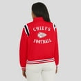 thumbnail image 5 of Women's WEAR by Erin Andrews Red Kansas City Chiefs Varsity Lightweight Full-Snap Jacket, 5 of 5