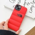 thumbnail image 1 of 2024 Winter Down Jacket 3d The Puffer Soft Cloth Phone Case ,3d Cute Shockproof Cover Case For Iphone 13/iphone 14/iphone 15, 1 of 5
