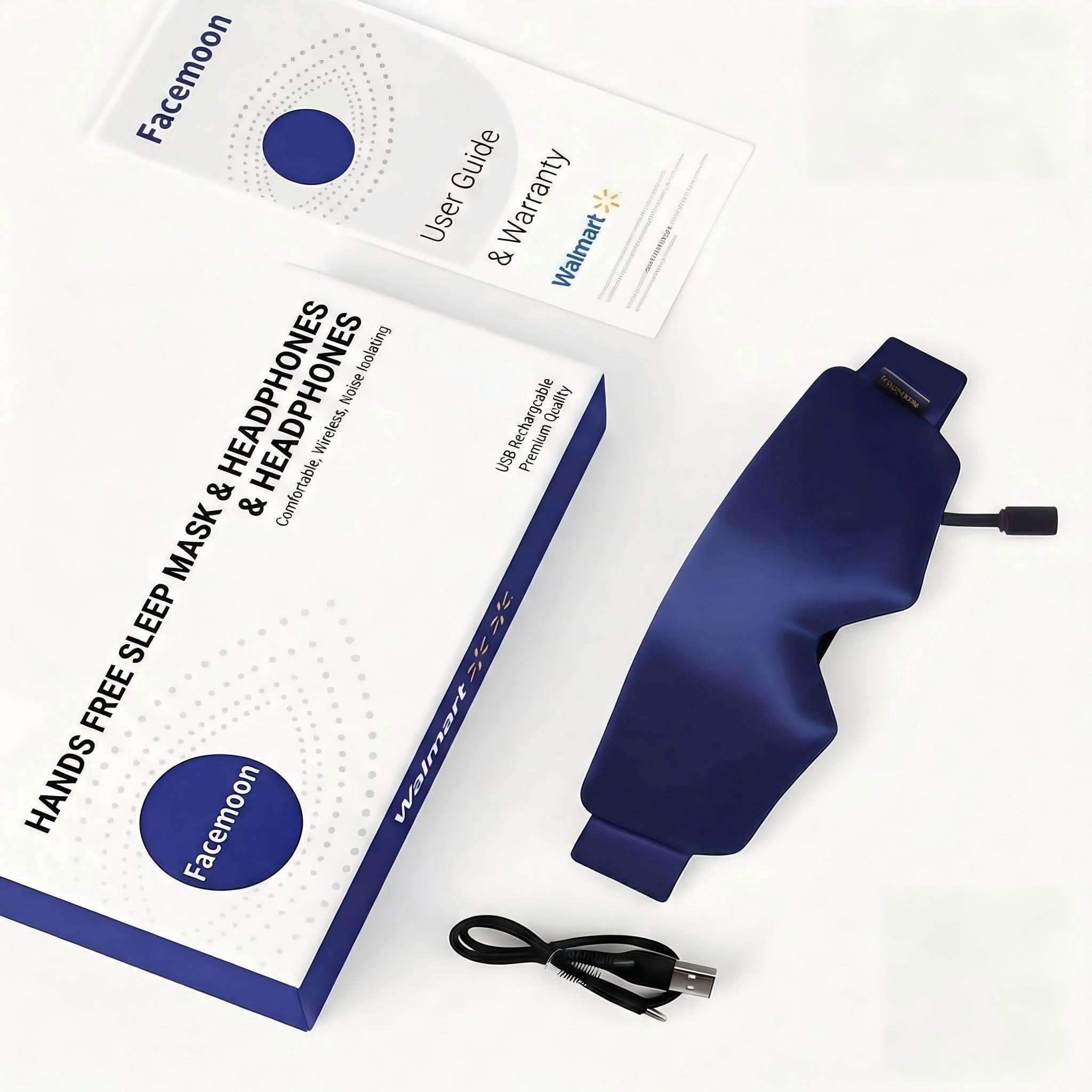 FACEMOON Heated Eye Mask for Dry Eyes, Silk Warm Compress, Moist Heat, Heating Pad for Stye, Tired Eyes, Sleep, Travel, Washable