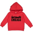 thumbnail image 2 of Inktastic Chicago Skyline Grunge Toddler Hoodie, 2 of 4