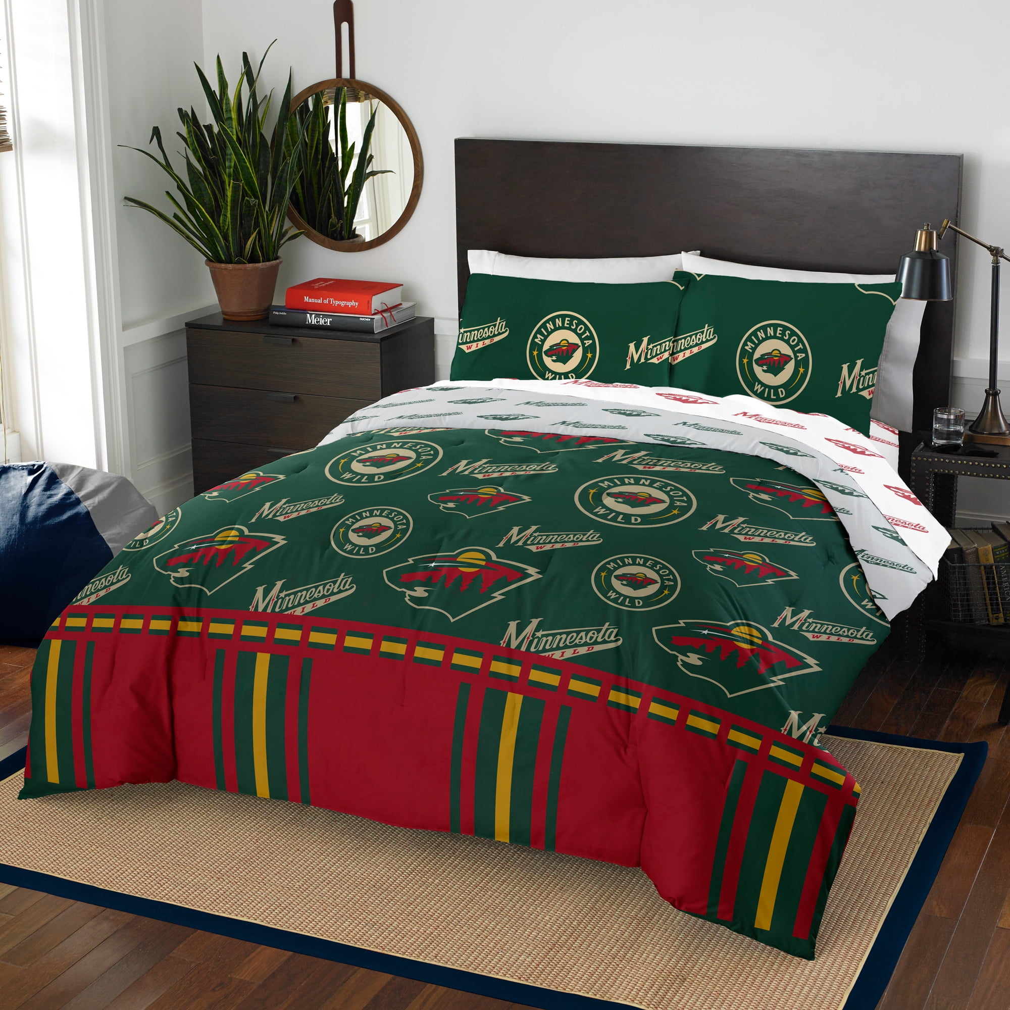 Minnesota Wild Queen Bed In Bag Set