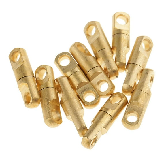 10pcs Ball Bearing Swivels, Brass High Strength Ball Bearing Swivel, Saltwater Fishing Swivels Connectors