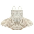 thumbnail image 1 of Baby Girls Boys Rompers Lace Floral Tassel Sleeveless Jumpsuits, 1 of 6