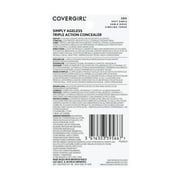 COVERGIRL Simply Ageless Triple Action Concealer, 380 Soft Sable, 0.24 fl oz