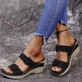 thumbnail image 4 of EQWLJWE Sandals Women 2022 Dressy Comfy Platform Casual Shoes Beach Travel Flip Flops(Open Toe,Soft), 4 of 9