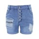 thumbnail image 1 of Mujeres Pantalones Cortos de Denim Casual Suelto Cintura Media, Pantalones Cortos de Uso Diario para Actividades Al Aire Libre Y de Verano, 1 of 3