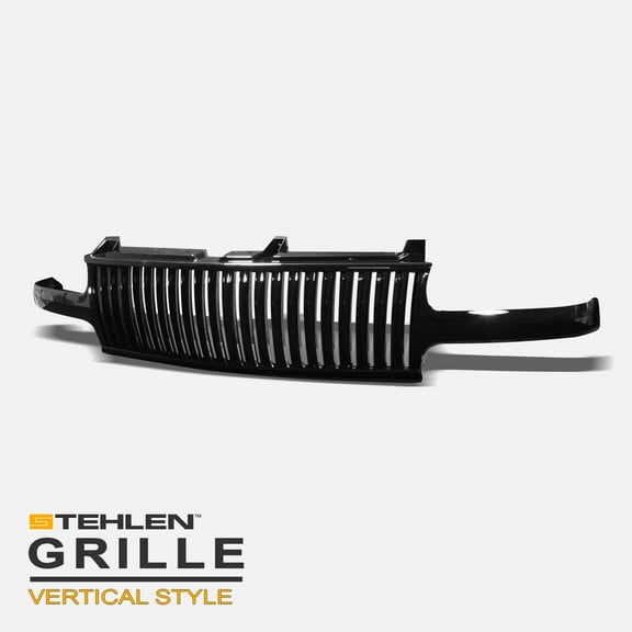 Stehlen 642167821168 Vertical Front Hood Bumper Grille - Black For 1999-2002 Chevy Silverado 1500 2500 / 2000-2006 Tahoe Suburban