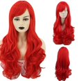 thumbnail image 1 of Peluca de Ariel de la Sirenita, peluca ondulada para Cosplay, pelucas de disfraz rizadas rojas largas sintéticas, 1 of 3
