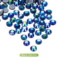 thumbnail image 3 of Uxcell 1440 Pcs Rhinestones Hotfix Cristales de Vidrio Gemas (SS16 4mm, Azul Marino), 3 of 5