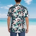 thumbnail image 6 of Daiia Cute Poodle Dog Hawaiian Shirt for Men Gentle Cotton Regular Short Sleeve Casual-Medium, 6 of 9