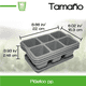 thumbnail image 5 of Kit 3 Charola moderna rectangular para suculentas Smart Garden  Gris, 5 of 6