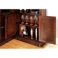 thumbnail image 2 of Pemberly Row Traditional Wood Corner Home Bar in Dark Cherry, 2 of 4