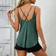 thumbnail image 5 of Horkkom Camisole Tops for Women Summer V Neck Tank Tops Causal Solid Color Sleeveless Tops L, 5 of 7