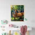 thumbnail image 4 of Cuadros Decorativos Kit de pintura al óleo de animales de madera por número pintura acrílica DIY arte de pared imagen artesanal JShteea Nuevos Originales, 4 of 7
