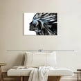 thumbnail image 2 of Elephant Stock Abstract Silver Profile Colors Wall Art - Abstract Canvas Canvas - 30" x 20", 2 of 8
