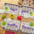 thumbnail image 5 of Lavender Placemats Set of 4, Christian Religious Place Mats Country Farmhouse Table Mats for Kitchen Dining Table Kitchen Decor Linen 12x18 Inch, 5 of 6
