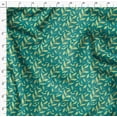 thumbnail image 4 of Soimoi Brown polyester Crepe Fabric Periwinkle & Peony Floral Print Sewing Fabric Yard 42 Inch Wide, 4 of 5