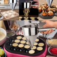 thumbnail image 4 of Batter Dispenser with Squeeze Handle, Stainless Steel Funnel Cake Dispenser Batter Dispensers Pancake Batter Dispenser Pancake Dispenser for Batter with Stable Rack for Takoyaki Baking, 4 of 5
