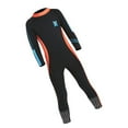 thumbnail image 2 of Traje de neopreno mono pieza para niños Traje de neopreno completo para niños de buceo modular de 2,5 mm - Protección solar UPF50 +, Traje de neopreno - Negro + naranja X XXL Baoblaze Traje de buceo de una pieza para niñas, 2 of 8