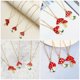 thumbnail image 3 of Juego de 3 collares con colgante de hongo, cadena dulce, regalo para amigos y adolescentes., 3 of 5