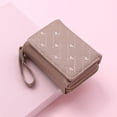 thumbnail image 4 of TureClos Women Trifold Wallet Cute Luxury Female Multi-slots Wallets Portable Leather Coin Change Money Purse Gifts Card Holder Khaki, 4 of 7