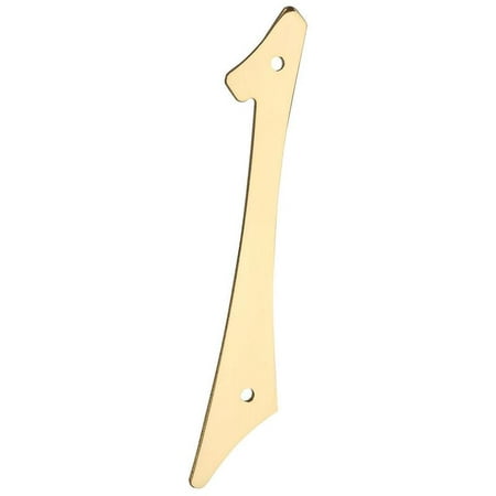 8' Solid Brass House Number - HOUSE NUMBER NO1 SLD BRASS 4IN