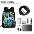 thumbnail image 3 of 17 In Game Backpack Set 3pcs Laptop Backpack Travel Bag Backpack Travel Hiking Daypack, 3 of 5