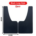 thumbnail image 1 of Universal Soft Rubber Mud Flaps for SUVs Trucks and Off Road Vehicles 2 or 4 Pcs, 1 of 9