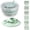 B, variant on EDHITNR Multifunctional Salad Set 6 In 1 Manual Salad Dryer with Julienne Juicer Attachments Kitchen Food Prep Tool
