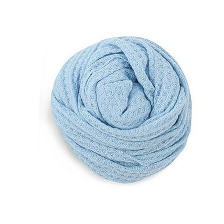 

EUBUY Baby Scarves Soft and Comfortable Stretch Scarves for Photos Light Blue