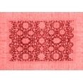 thumbnail image 1 of Ahgly Company Machine Washable Indoor Rectangle Oriental Red Traditional Area Rugs, 7' x 9', 1 of 4