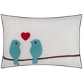 thumbnail image 6 of JWH Decorative Love Birds Throw Pillow Covers with Red Heart for Valentines Day Gift and Room Decor 12x18inch, 6 of 9